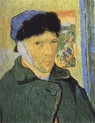 Self-portrait with Bandaged Ear Vincent Van Gogh